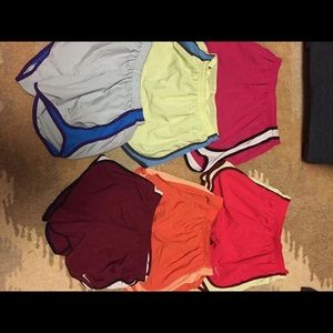 Lot of 6 pairs of XS Nike shorts